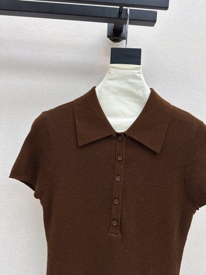 Loro 25fw knitted polo