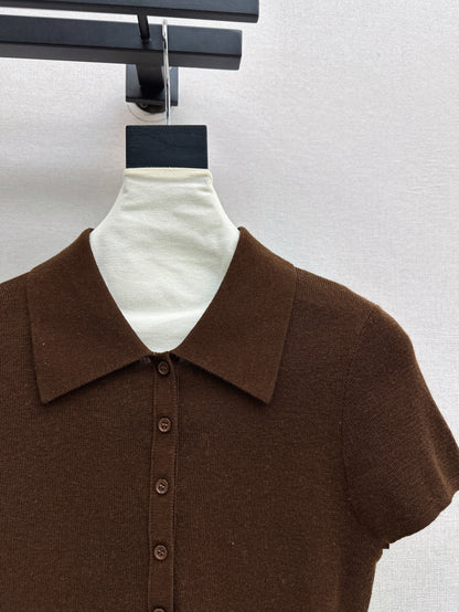 Loro 25fw knitted polo
