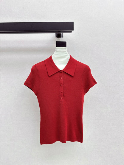 Loro 25fw knitted polo