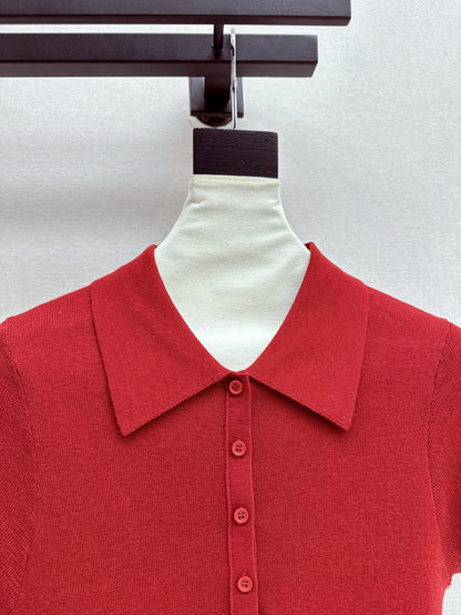 Loro 25fw knitted polo