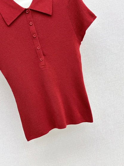 Loro 25fw knitted polo