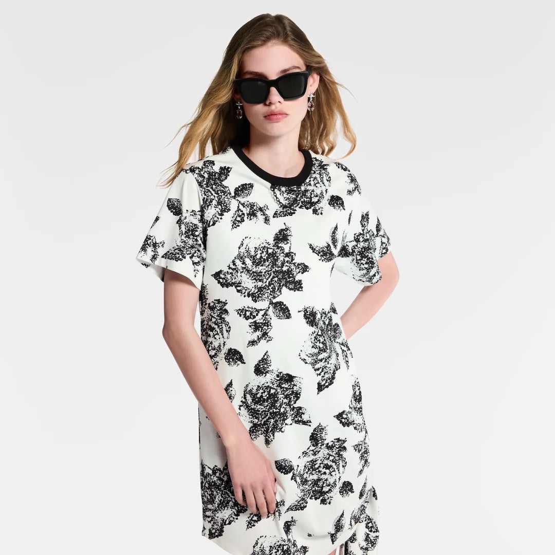 Louis 25fw printed dress