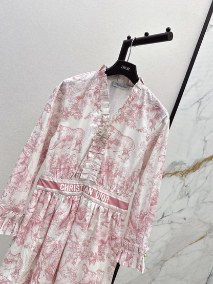 CD 25fw ruffle dress