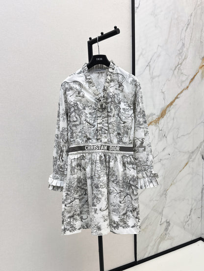 CD 25fw ruffle dress