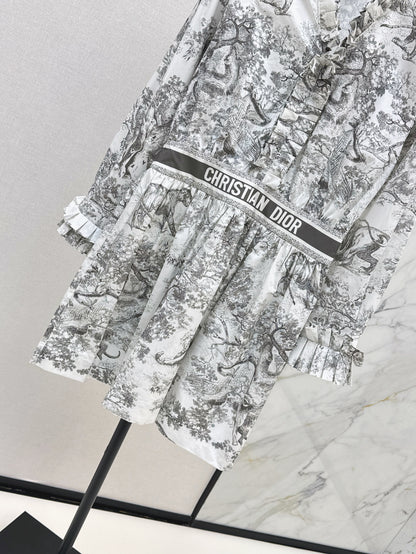 CD 25fw ruffle dress