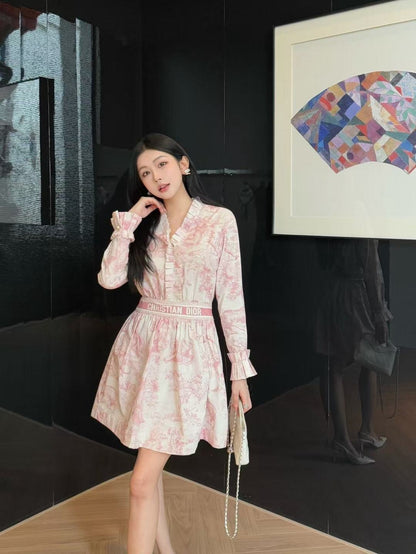 CD 25fw ruffle dress