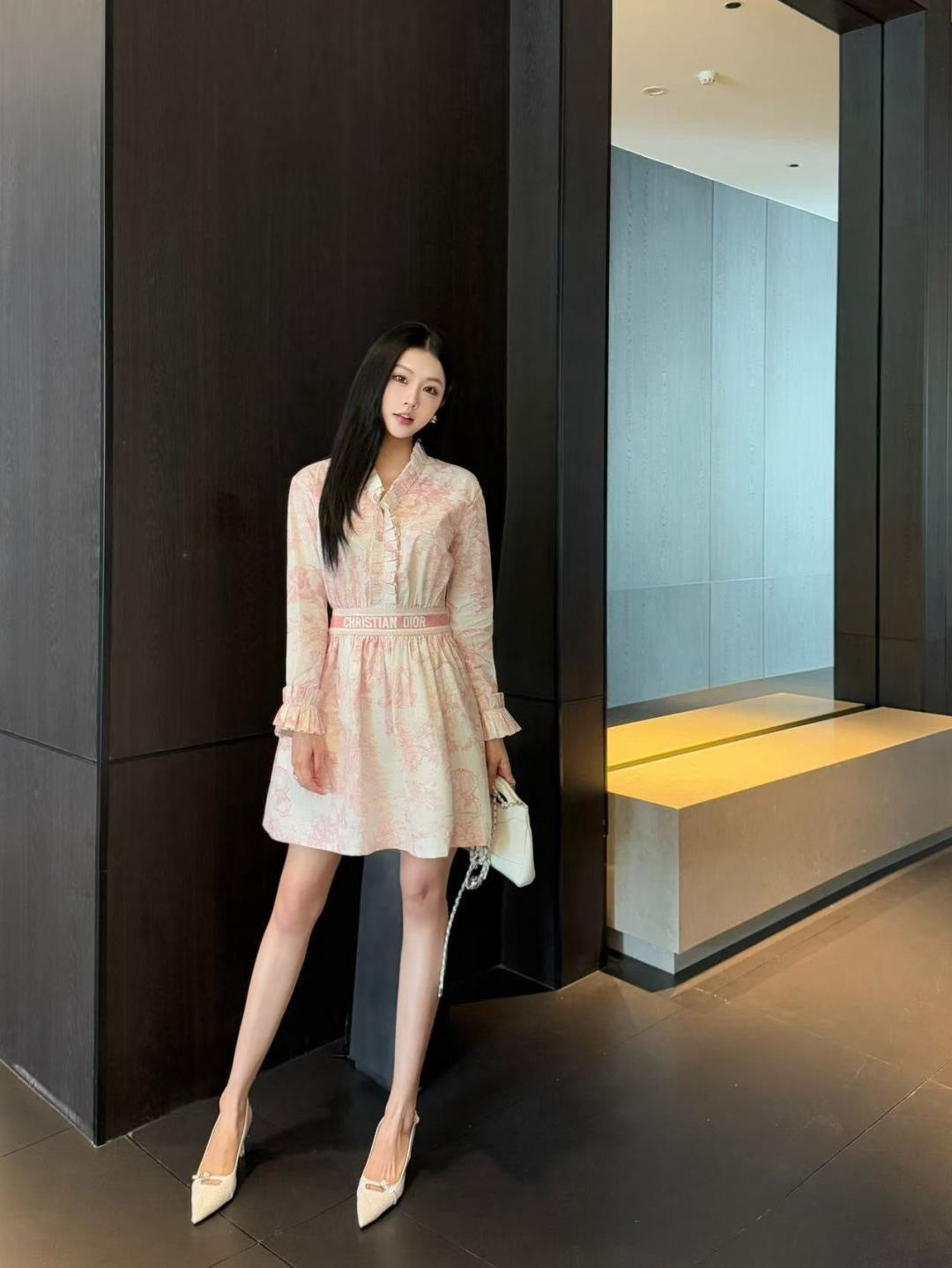 CD 25fw ruffle dress