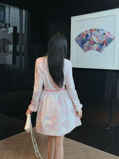 CD 25fw ruffle dress