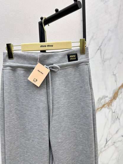 Miu 25fw drawstring pants