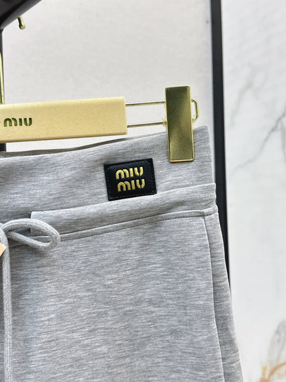 Miu 25fw drawstring pants