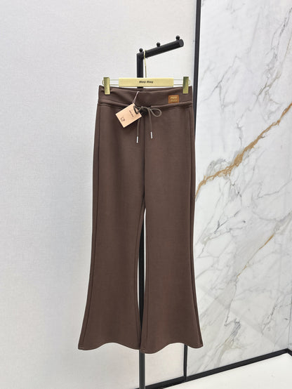 Miu 25fw drawstring pants