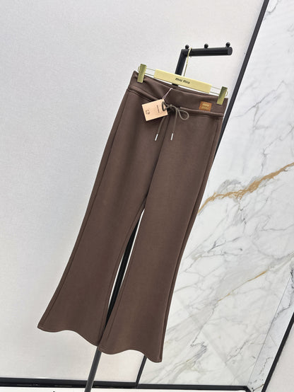 Miu 25fw drawstring pants