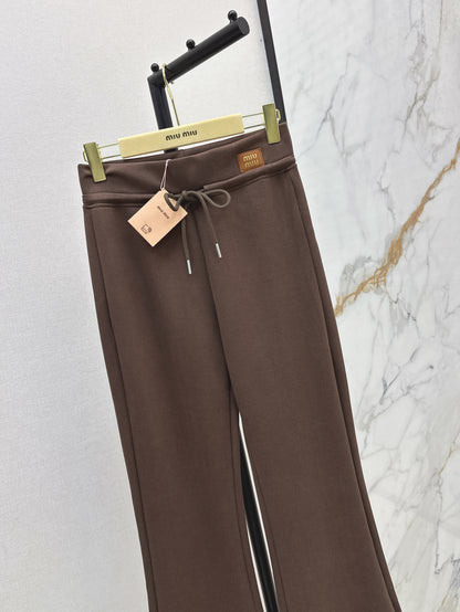 Miu 25fw drawstring pants