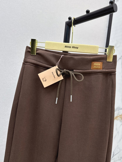 Miu 25fw drawstring pants