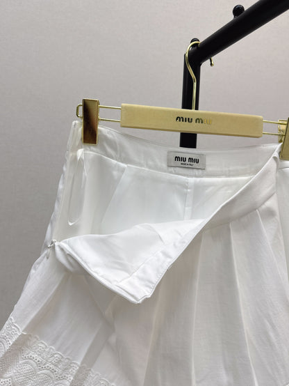 Miu 25fw pleated skirt
