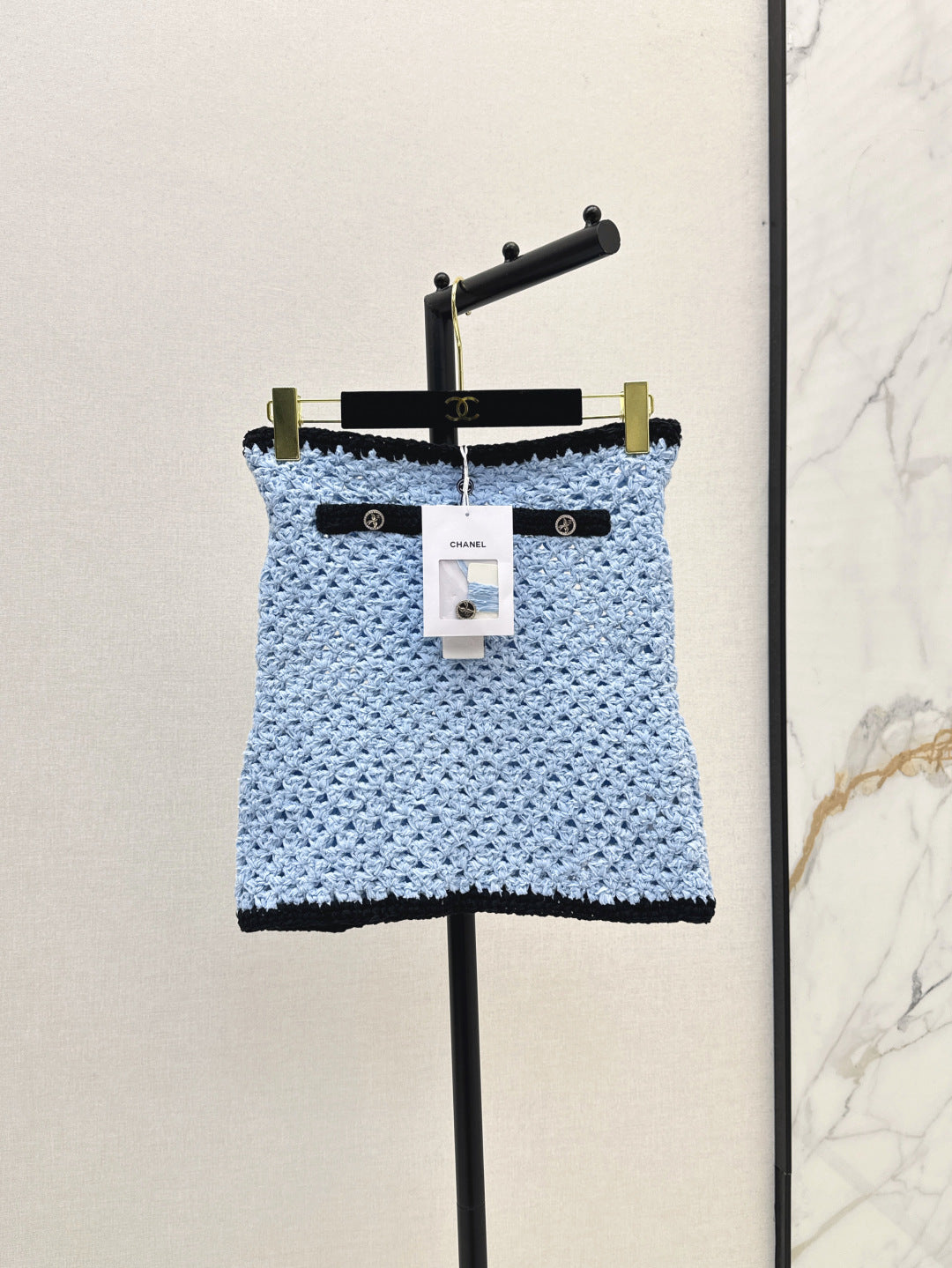 Chan 25fw knitted skirt