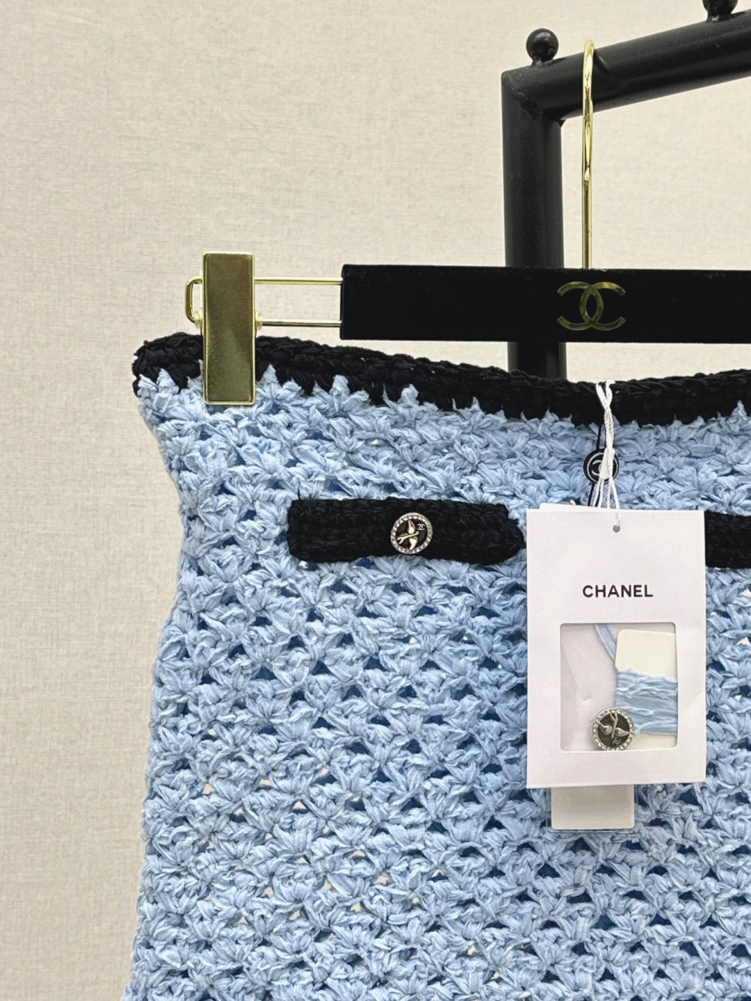 Chan 25fw knitted skirt