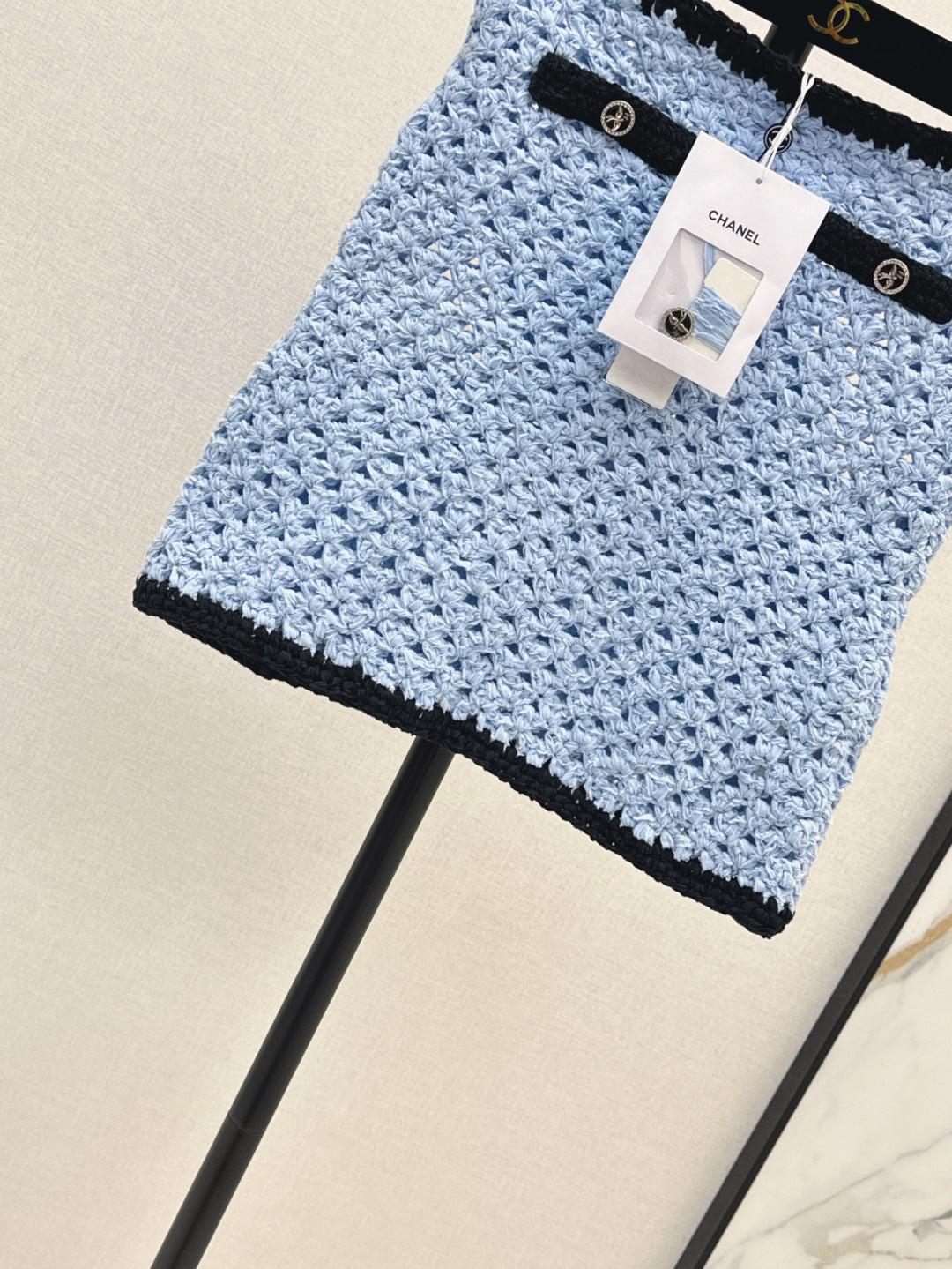 Chan 25fw knitted skirt