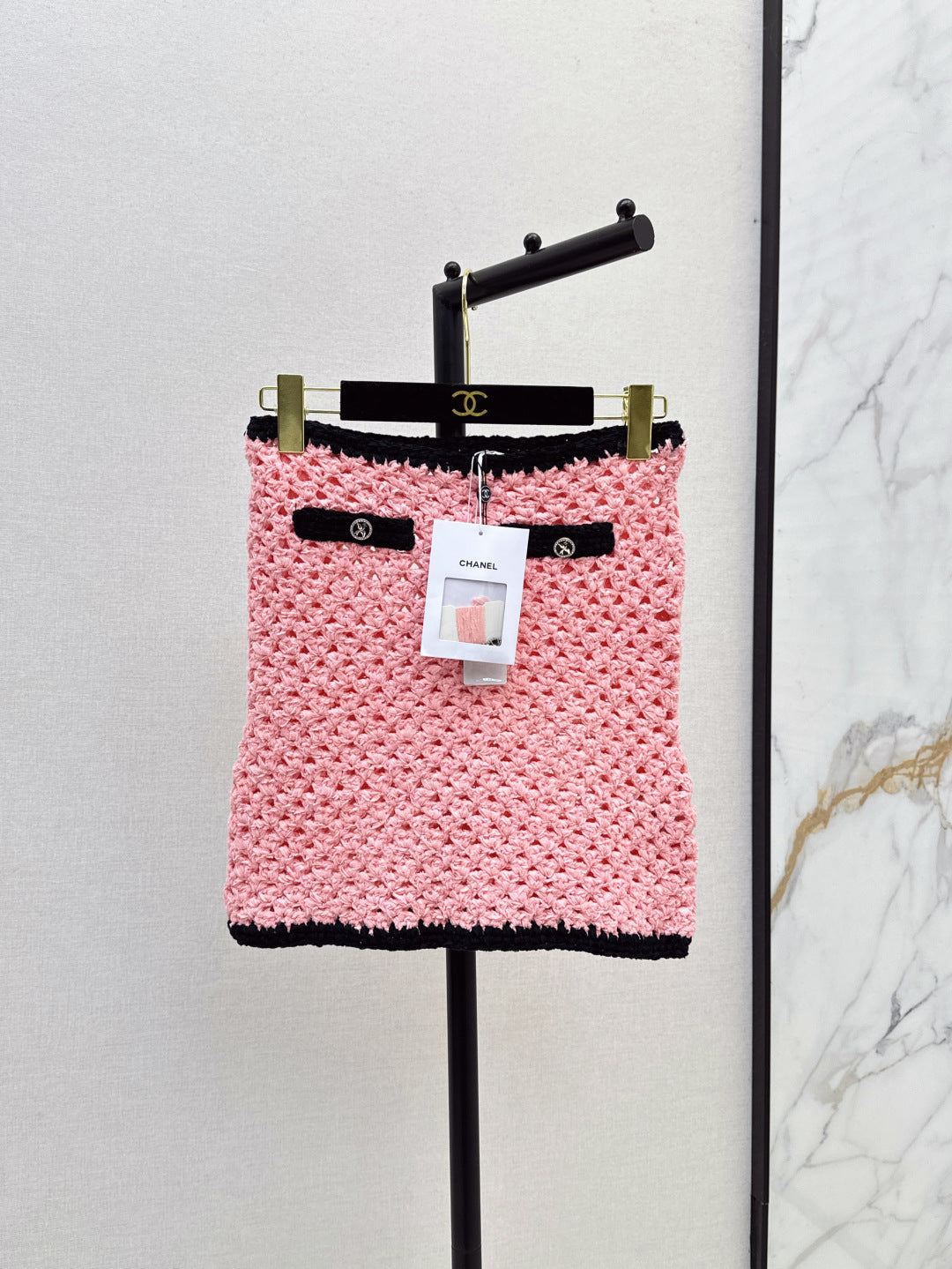 Chan 25fw knitted skirt