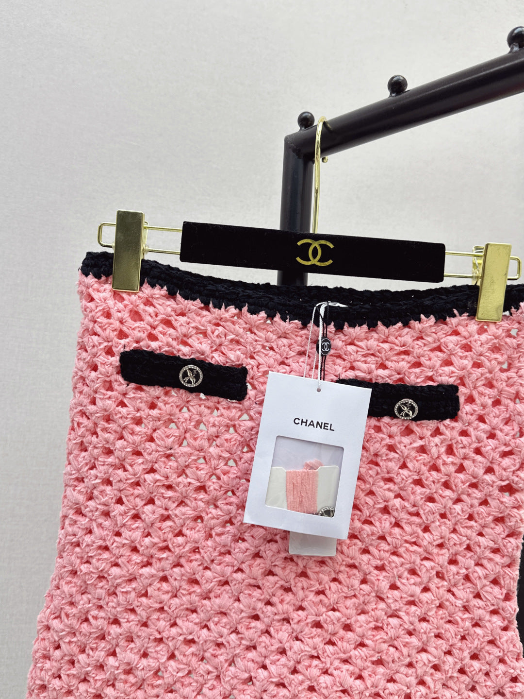 Chan 25fw knitted skirt