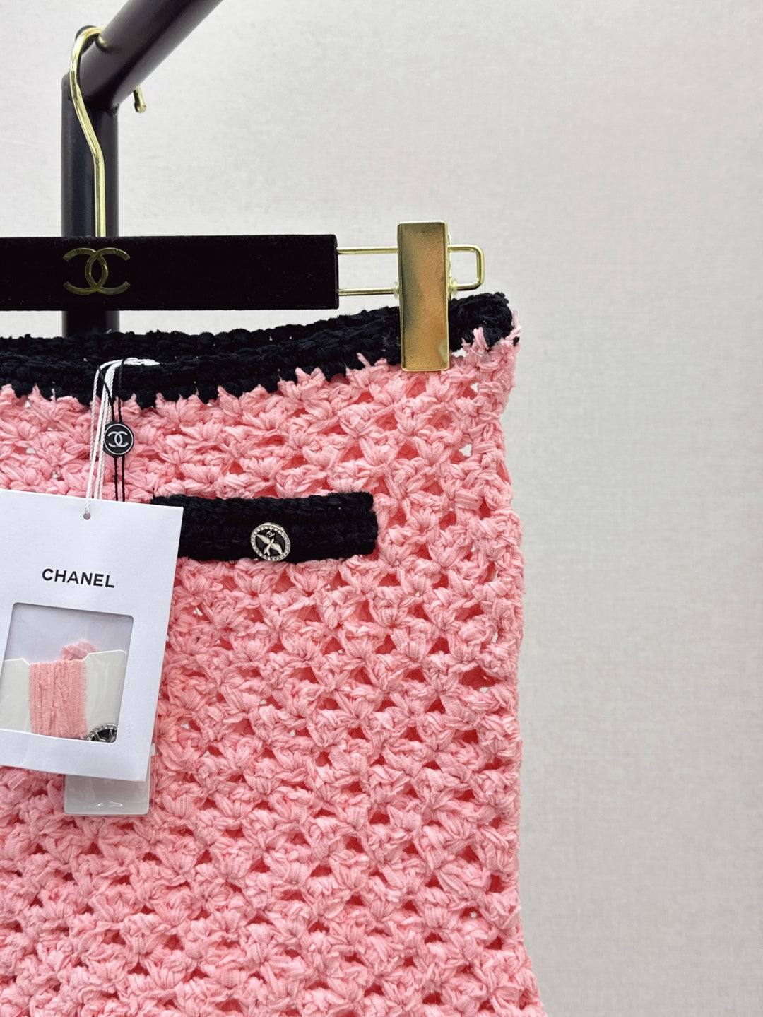 Chan 25fw knitted skirt