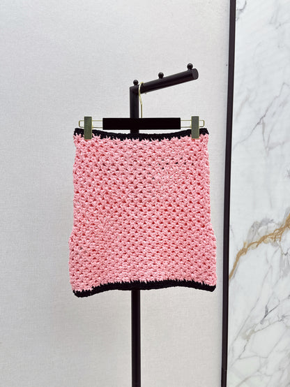 Chan 25fw knitted skirt