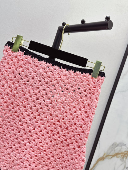 Chan 25fw knitted skirt