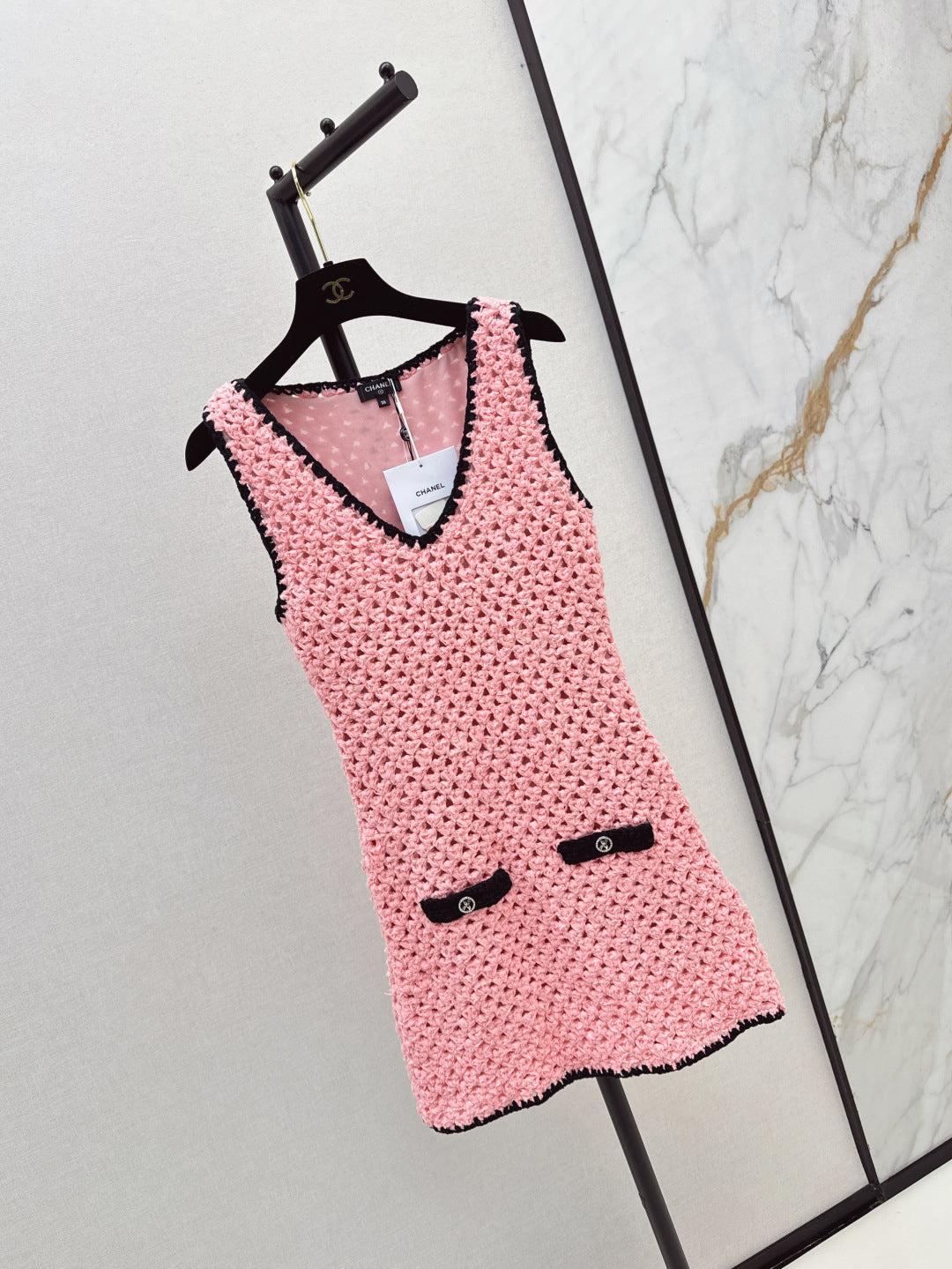 Chan 25fw hollow dress