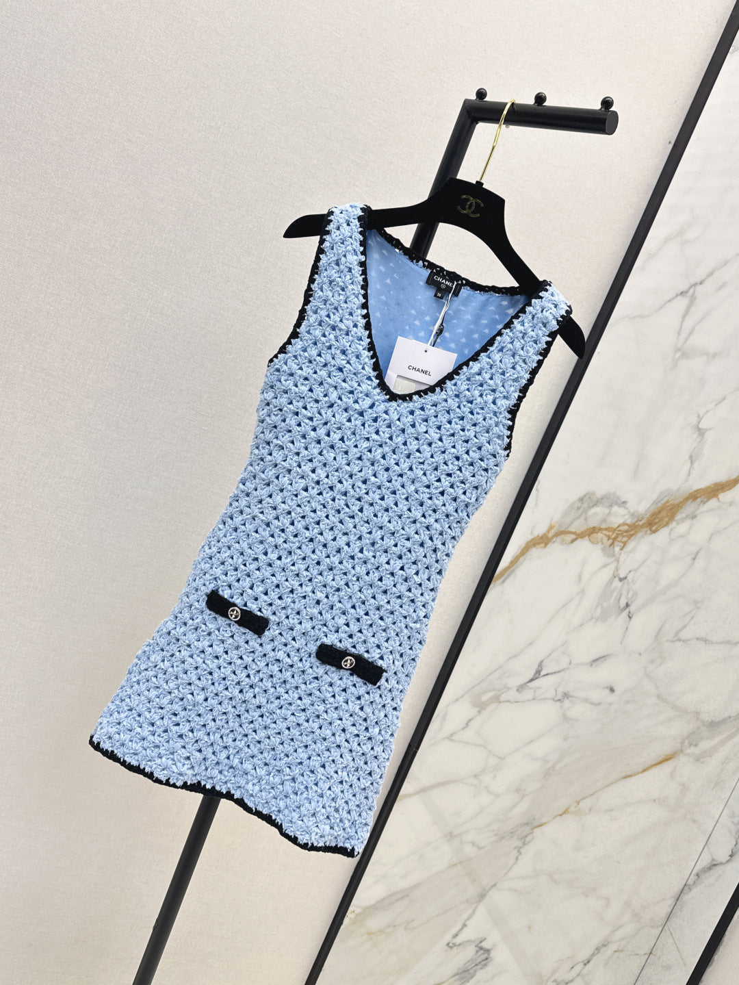 Chan 25fw hollow dress