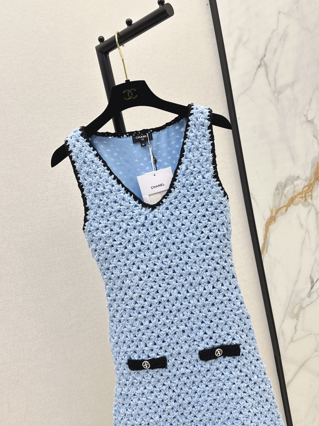 Chan 25fw hollow dress