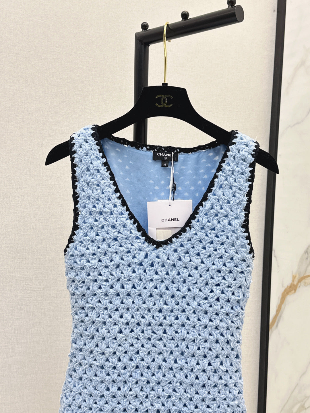 Chan 25fw hollow dress