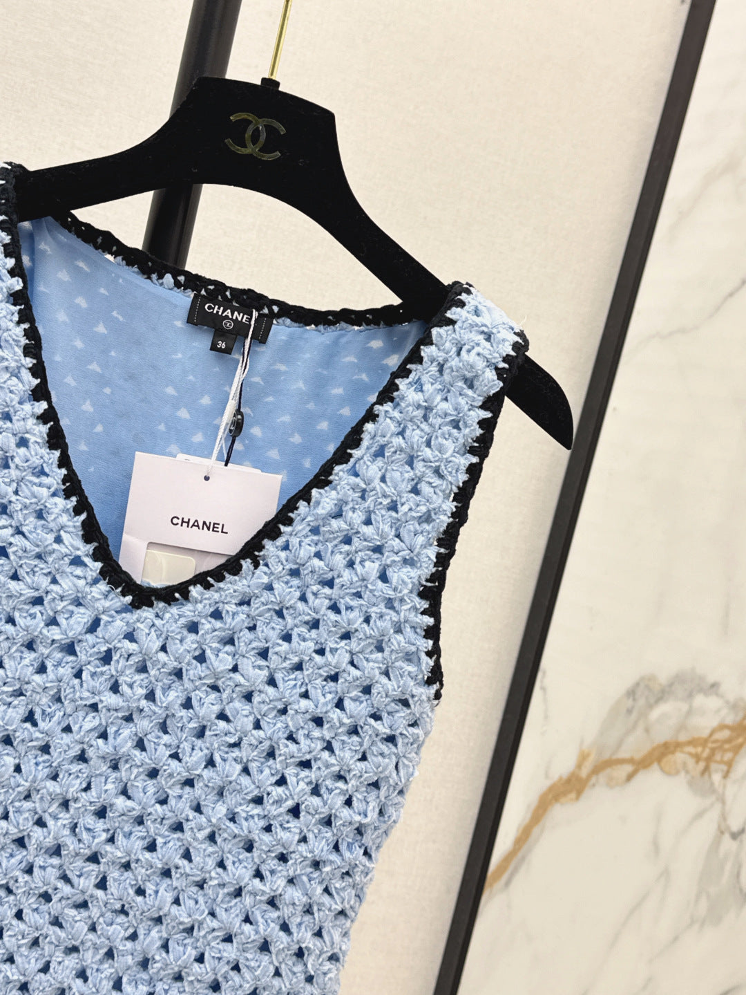 Chan 25fw hollow dress