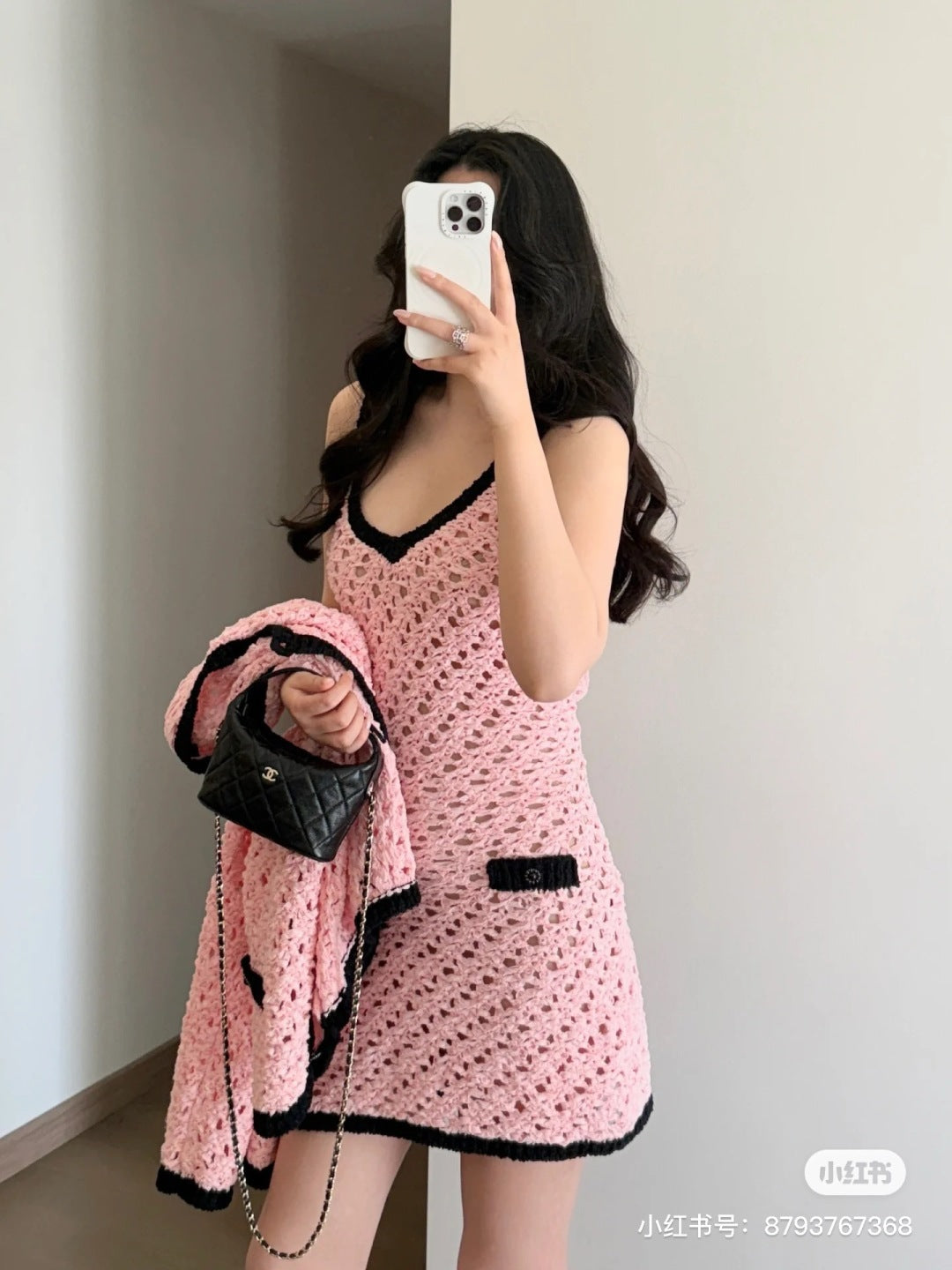 Chan 25fw hollow dress