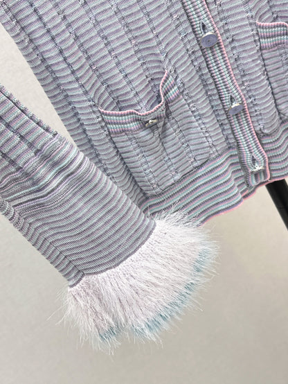 Chan 25fw knitted cardigan